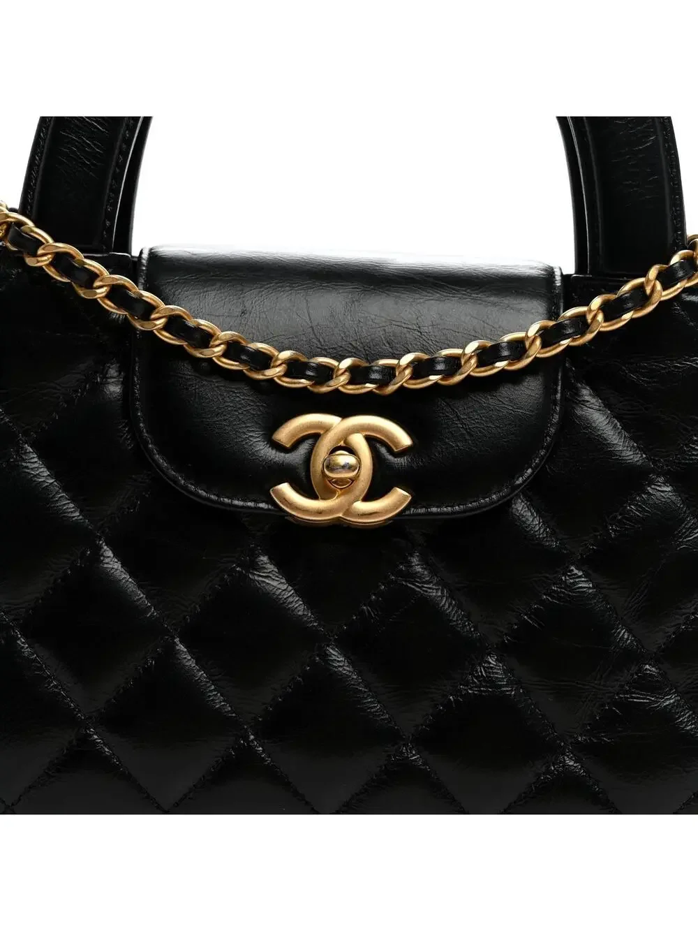 Chanel Shiny Aged Calfskin Quilted Nano #335701C57B